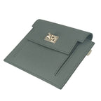 Hermes Coin Case Kelly Pocket Compact ck VERT Amande Epson — view 2