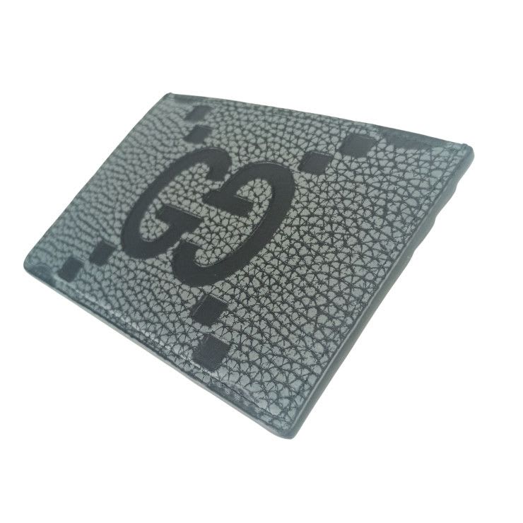 Gucci Card Case Business Holder Maxi Gray — view 3