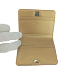 Hermes Card Case Business Holder Medor cp DORE Gold Siamese Light — view 9