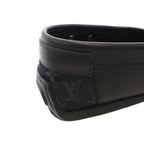 Louis Vuitton With Belt Strap Monogram Driving Shoes Loafers Leather Canvas — view 9