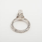Gucci Anga Forest Eagle Head Silver Ring — view 2