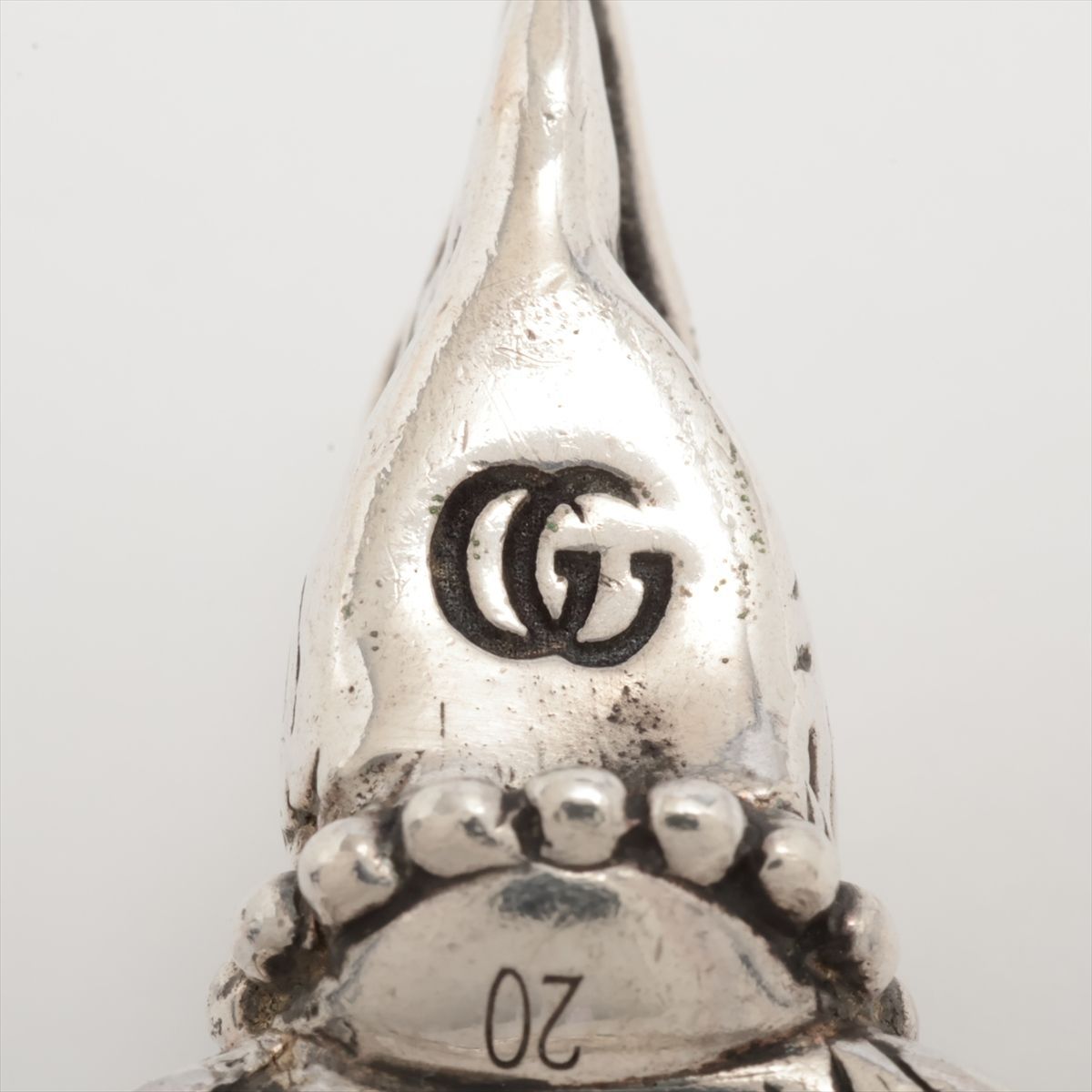 Gucci Anga Forest Eagle Head Silver Ring — view 7
