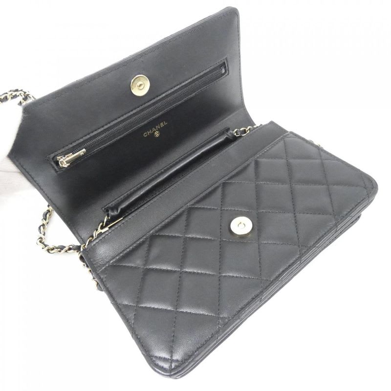 Chanel Ap0250 Chain Black Wallet — view 8