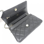 Chanel Ap0250 Chain Black Wallet — view 8
