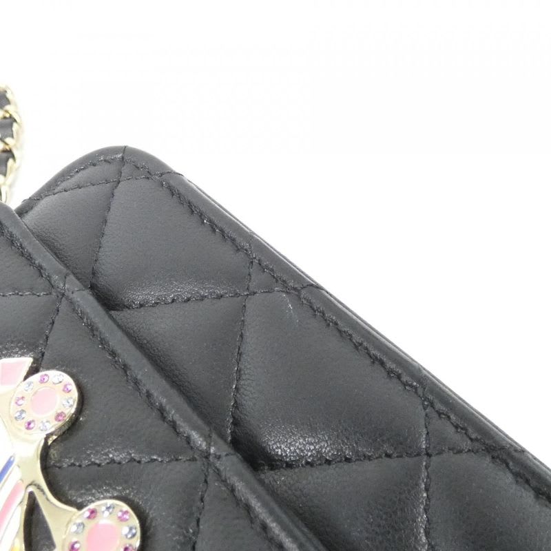 Chanel Ap0250 Chain Black Wallet — view 5
