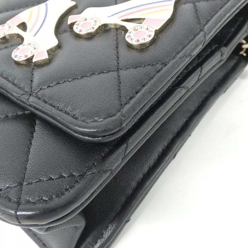 Chanel Ap0250 Chain Black Wallet — view 4
