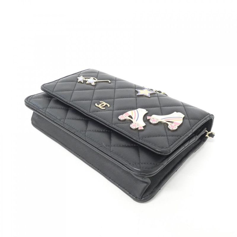 Chanel Ap0250 Chain Black Wallet — view 3