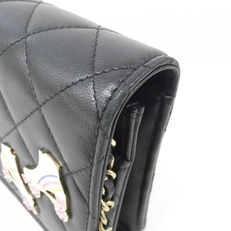 Chanel Ap0250 Chain Black Wallet — view 6