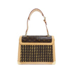 Louis Vuitton Monogram Tweed Tweedy Zip Bag Vintage