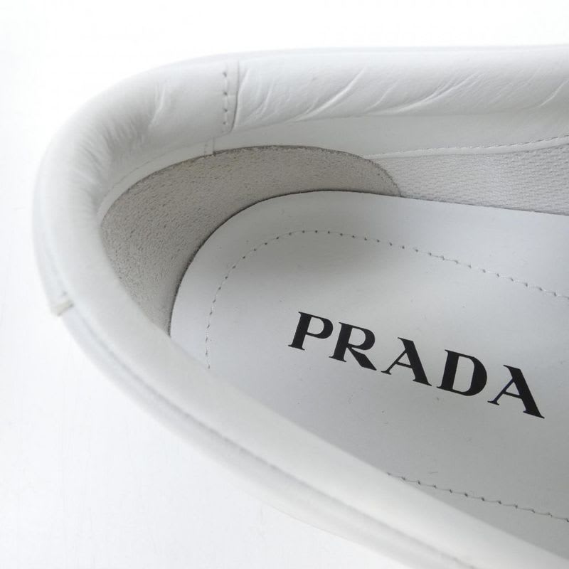 Prada 2 Ee389 Size 10.5 White Sneakers — view 6