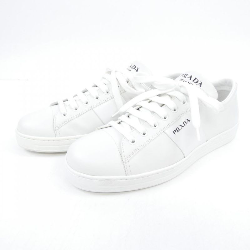 Prada 2 Ee389 Size 10.5 White Sneakers — view 3