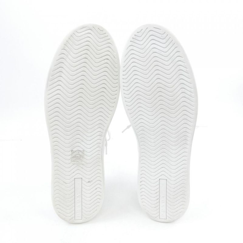 Prada 2 Ee389 Size 10.5 White Sneakers — view 4