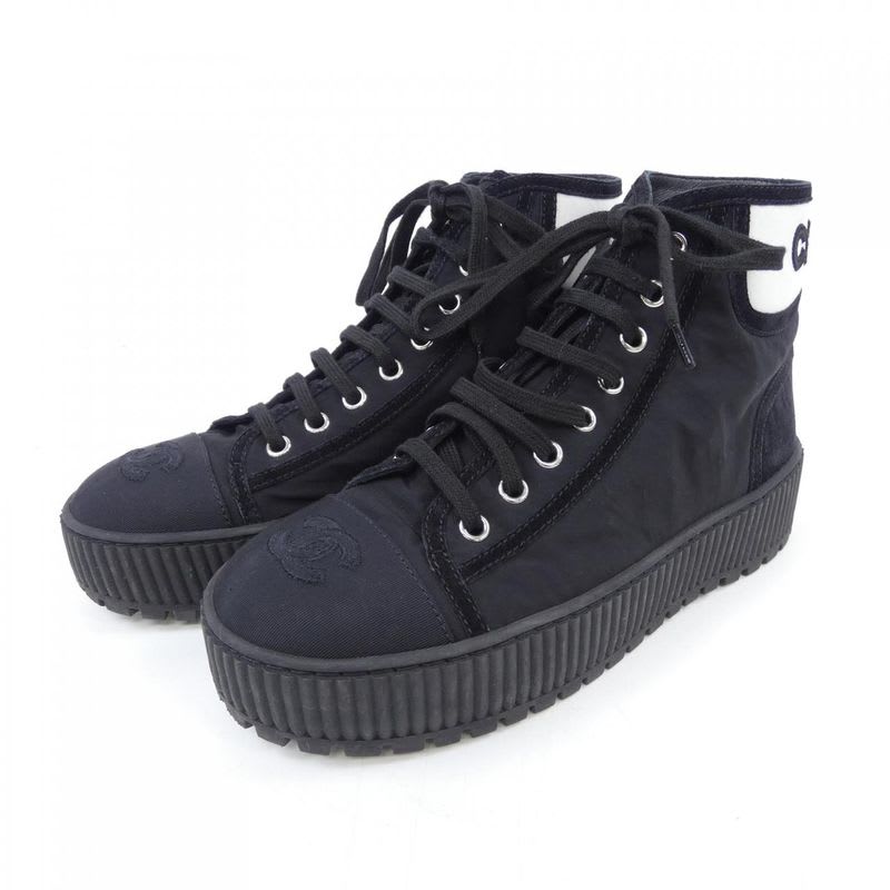 Chanel Lace Up Sneakers — view 3