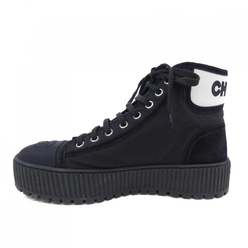 Chanel Lace Up Sneakers — view 2