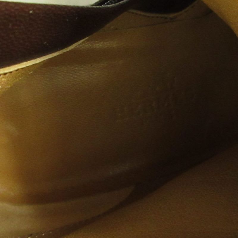 Hermes Side Zipper Short Boots Heel Brown 35.5 — view 7