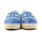 Chanel Tweed Blue Espadrilles — view 2