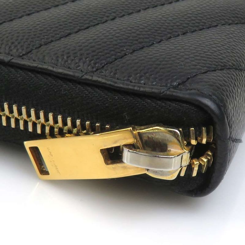 Saint Laurent Round Zipper Long Wallet — view 8