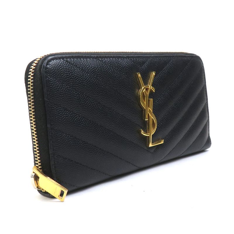 Saint Laurent Round Zipper Long Wallet — view 2