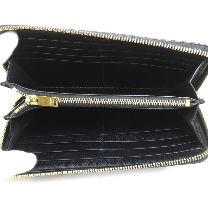 Saint Laurent Round Zipper Long Wallet — view 5