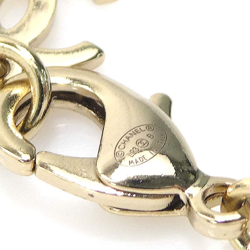 Chanel Crystal Embellished Gold-Tone Necklace — view 9