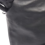 Loewe Shoulder Bag Flamenco 390.82.008 Black Leather Anagram