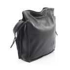 Loewe Shoulder Bag Flamenco 390.82.008 Black Leather Anagram