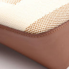 Hermes Tote Bag H-Ambier GM Natural Gold Canvas Leather