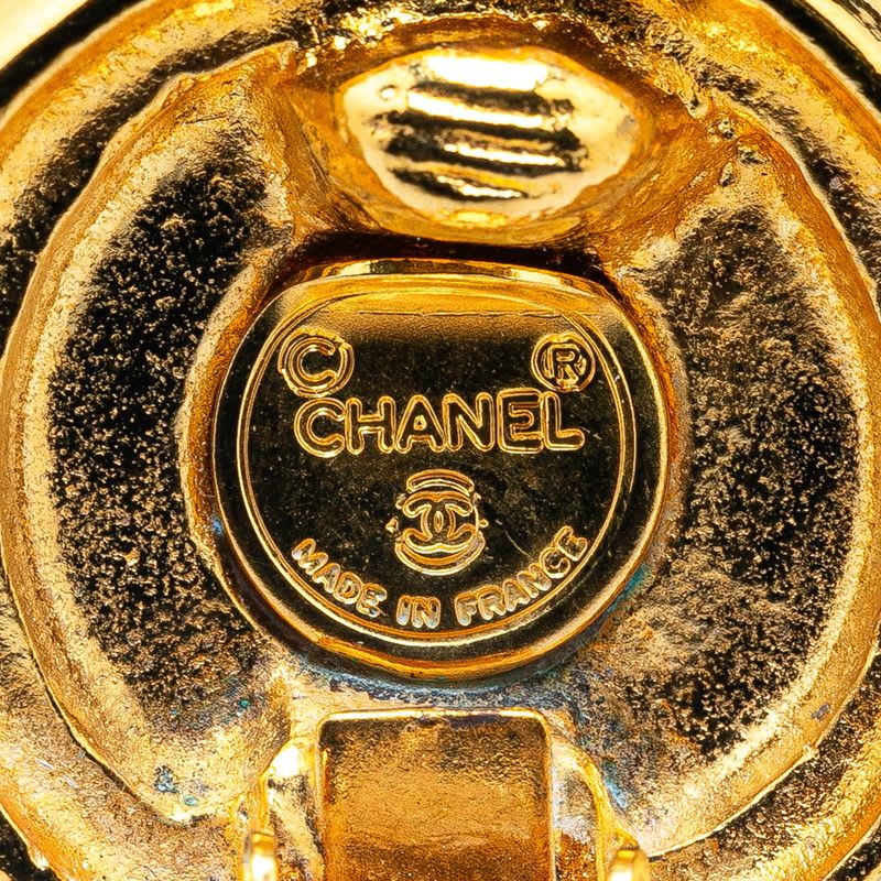 Chanel Coco Mark Round Gold Plated — view 6