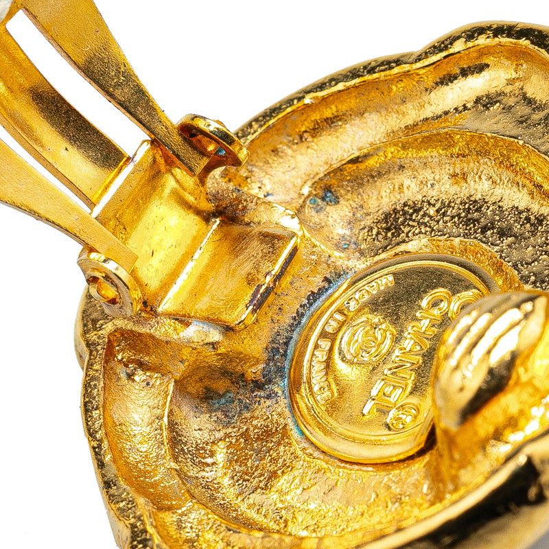 Chanel Coco Mark Round Gold Plated — view 5