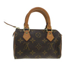 Louis Vuitton Monogram Mini Speedy With Strap