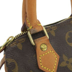 Louis Vuitton Monogram Mini Speedy With Strap