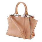 Fendi Mini Troisajour 2-Way Shoulder 8 Bh333 Calf Orange Handbag