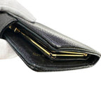 Chanel Caviar Leather Coco Mark Wallet Bifold Black AA — view 8