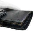 Chanel Caviar Leather Coco Mark Wallet Bifold Black AA — view 9