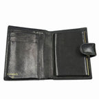 Chanel Caviar Leather Coco Mark Wallet Bifold Black AA — view 3