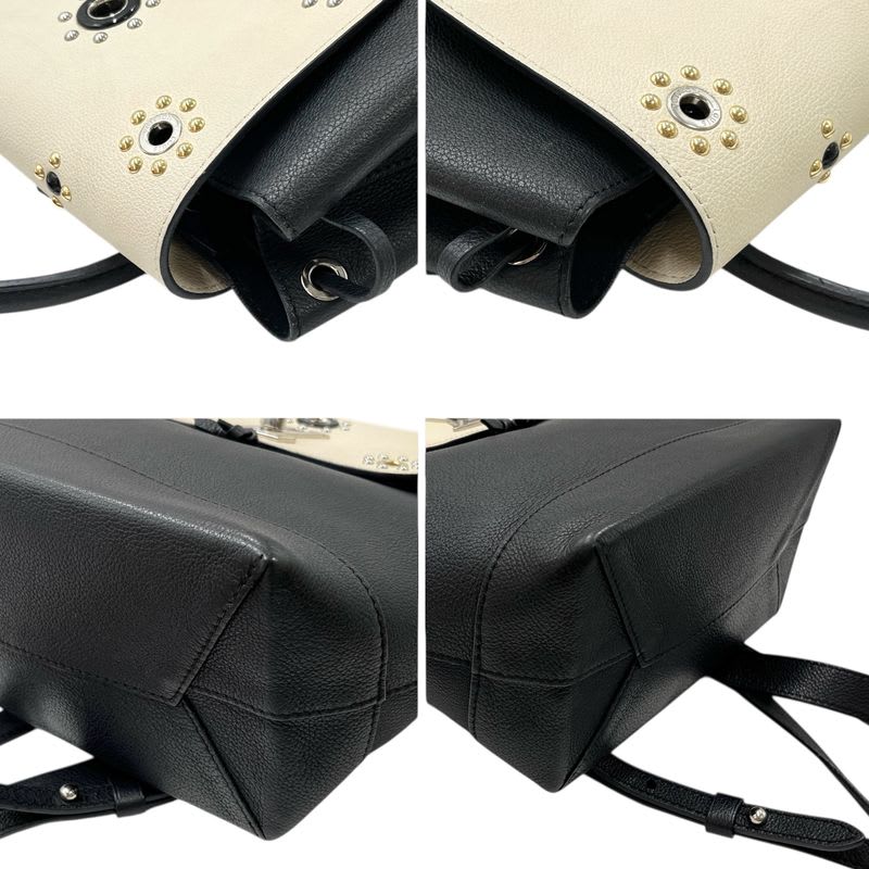 Louis Vuitton Lockme Backpack Studded Rucksack Daypack Black — view 4