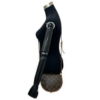 Louis Vuitton Tamburan Monogram Leather Shoulder Bag Pochette — view 3