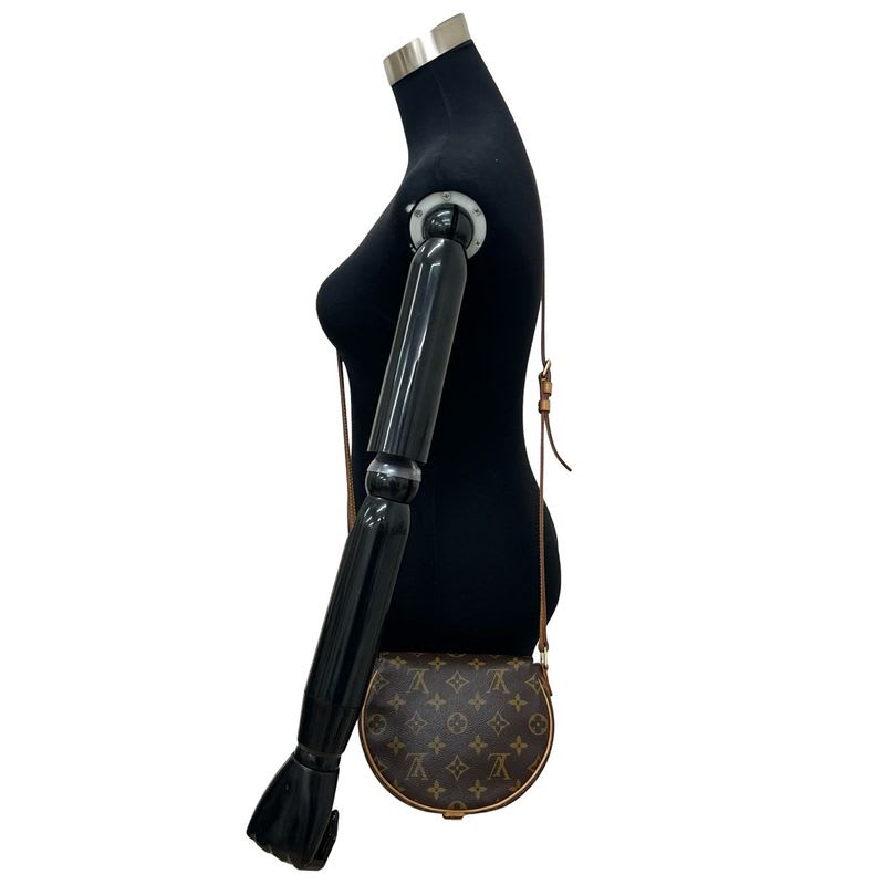 Louis Vuitton Tamburan Monogram Leather Shoulder Bag Pochette — view 3