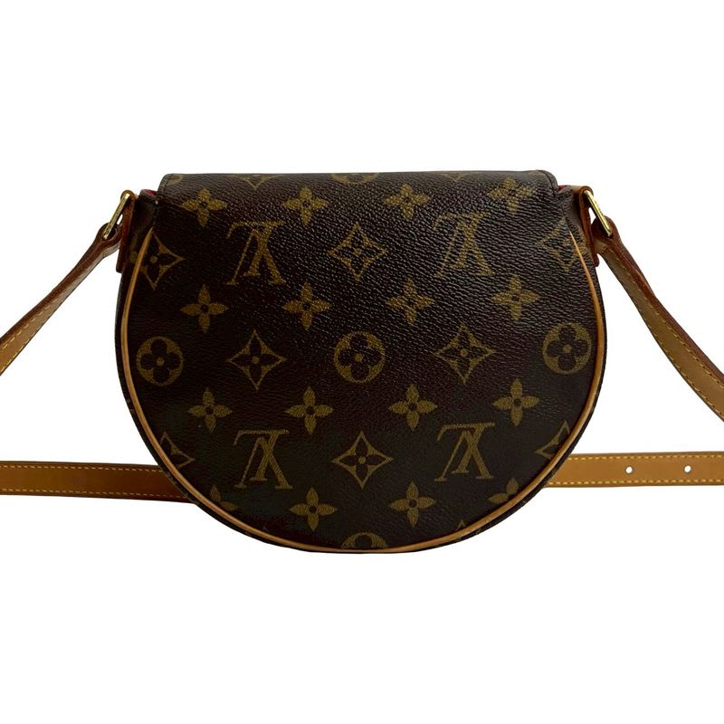 Louis Vuitton Tamburan Monogram Leather Shoulder Bag Pochette — view 4