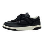 Chanel Sneakers Shoes Leather Black Coco Mark Logo — view 2