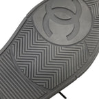 Chanel Sneakers Shoes Leather Black Coco Mark Logo — view 8