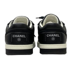 Chanel Sneakers Shoes Leather Black Coco Mark Logo — view 5