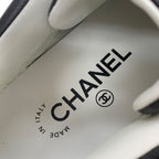 Chanel Sneakers Shoes Leather Black Coco Mark Logo — view 7