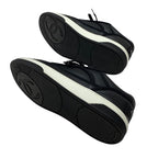 Chanel Sneakers Shoes Leather Black Coco Mark Logo — view 6