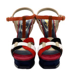 Saint Laurent Tribute Sandals Shoes Suede Multicolor — view 2