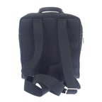 Hermes Acapulco Sac A Dos Backpack Rucksack Daypack Leather Toile Chevron Black — view 5