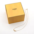 Fendi Orlock Necklace Pendant Rhinestone Logo — view 9