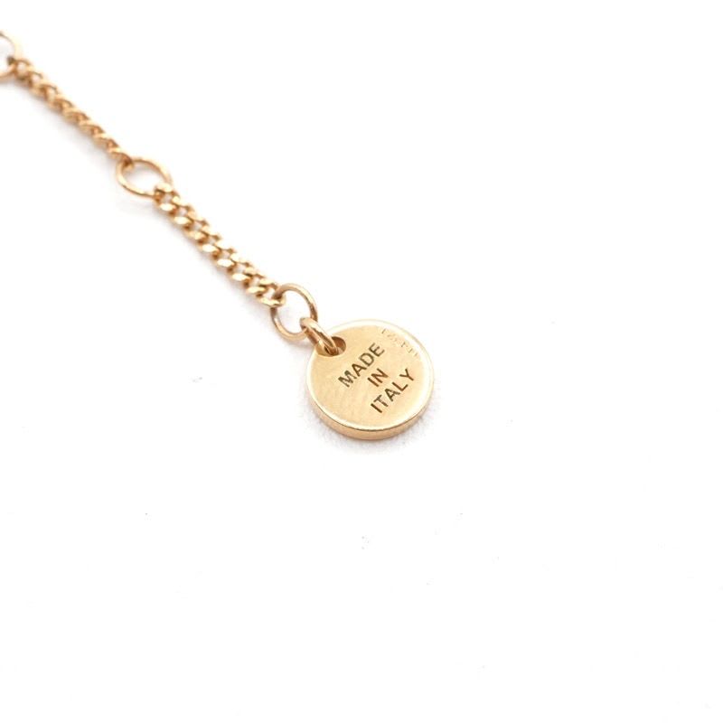 Fendi Orlock Necklace Pendant Rhinestone Logo — view 6
