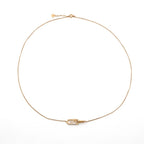 Fendi Orlock Necklace Pendant Rhinestone Logo — view 3