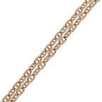 Hermes Chaine Dancre Contour GM 18K Pink Gold Diamond Necklace SH — view 6